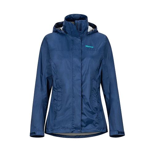 Marmot PreCip Eco Jackets - Womens Rain Jacket Navy CA6359421 Canada